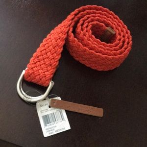 Polo by Ralph Lauren Medium Orange Braided Belt